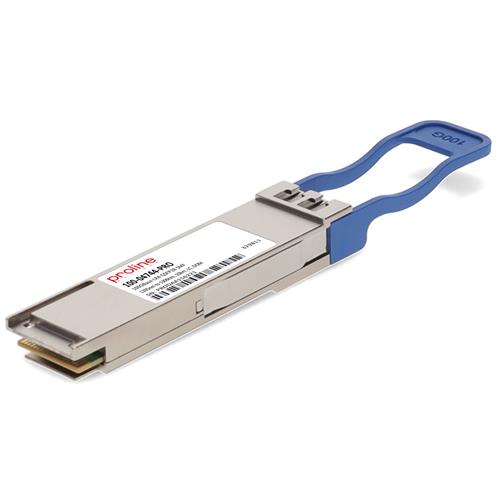 Picture for category Calix® 100-04744 Compatible TAA Compliant 100GBase-LR4 QSFP28 Transceiver (SMF, 1295nm to 1309nm, 10km, DOM, LC)