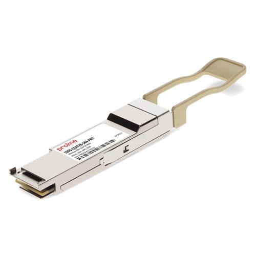 Picture for category Brocade® (Formerly) 100G-QSFP28-SR4 Compatible TAA Compliant 100GBase-SR4 QSFP28 Transceiver (MMF, 850nm, 100m, DOM, MPO)