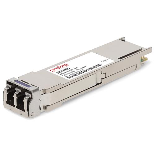 Picture of Extreme Networks® 10320 Compatible TAA Compliant 40GBase-LR4 QSFP+ Transceiver (SMF, 1270nm to 1330nm, 10km, DOM, 0 to 70C, LC)