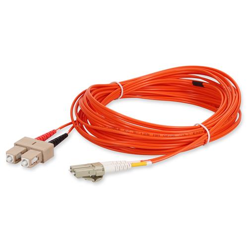 Picture for category 2m HP® 221691-B21 Compatible LC (Male) to SC (Male) OM1 Straight Orange Duplex Fiber OFNR (Riser-Rated) Patch Cable