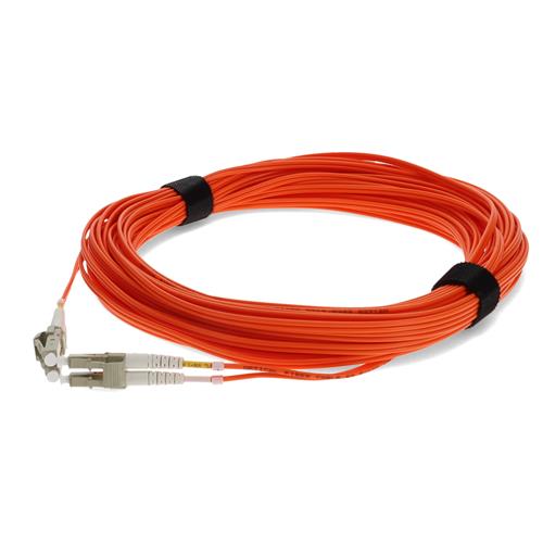 Picture for category 30m Dell® 310-5610 Compatible LC (Male) to LC (Male) OM1 Straight Orange Duplex Fiber OFNR (Riser-Rated) Patch Cable