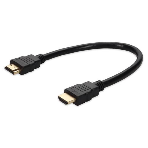 Picture for category 5PK 1ft Dell® 331-2291 Compatible HDMI 1.3 Male to Male Black Stacking Cables
