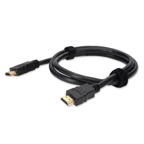 Picture of 5PK 3ft Dell® 331-2292 Compatible HDMI 1.3 Male to Male Black Stacking Cables