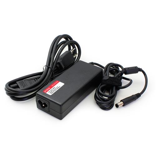 Picture of Dell® 331-5817 Compatible 130W 19.5V at 6.7A Black 7.4 mm x 5.0 mm Laptop Power Adapter and Cable
