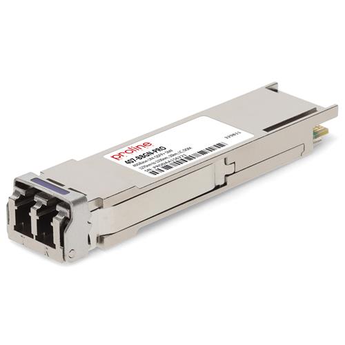Picture of Dell® 407-BBGN Compatible TAA Compliant 40GBase-LR4 QSFP+ Transceiver (SMF, 1270nm to 1330nm, 10km, DOM, LC)