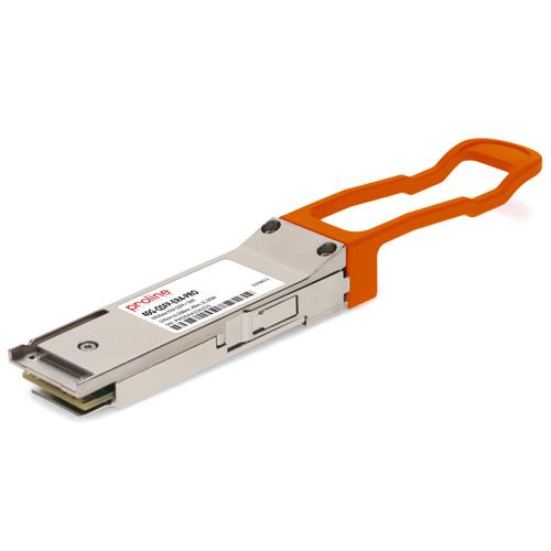 Picture of Brocade® (Formerly) 40G-QSFP-ER4 Compatible TAA Compliant 40GBase-ER4 QSFP+ Transceiver (SMF, 1270nm to 1330nm, 40km, DOM, LC)