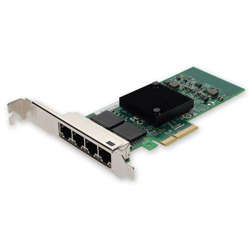 Picture for category Dell® 430-4432 Comparable 10/100/1000Mbs Quad RJ-45 Port 100m PCIe 2.0 x4 Network Interface Card