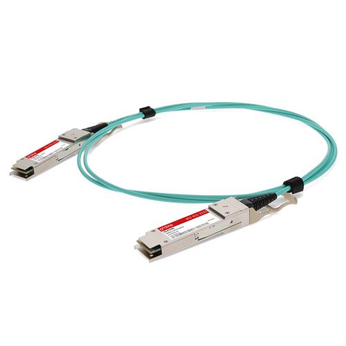 Picture for category Dell® 470-ACTX Compatible TAA 200GBase-AOC QSFP-DD to QSFP-DD Active Optical Cable (850nm, MMF, 10m)