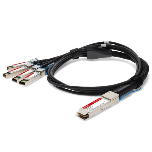 Picture for category HP® 845416-B21 Compatible TAA 100GBase-CU QSFP28 to 4xSFP28 Direct Attach Cable (Passive Twinax, 3m)