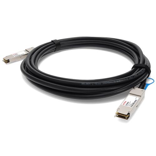 Picture for category EMC® Compatible TAA Compliant 40GBase-CU QSFP+ to QSFP+ Direct Attach Cable (Passive Twinax, 3m)