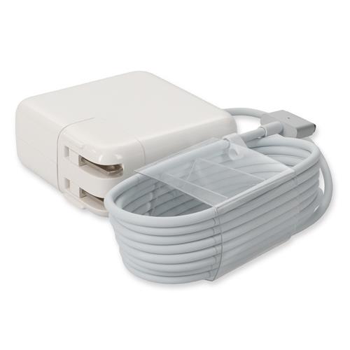 Picture of Apple Computer® A1465 Compatible 45W 14.85V at 3.05A Black MagSafe 2 Laptop Power Adapter and Cable