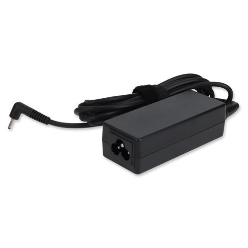 Picture of Samsung® AD-4012NHF Compatible 40W 12V at 3.33A Black 2.5 mm x 0.7 mm Laptop Power Adapter and Cable