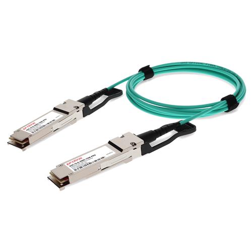 Picture for category Arista Networks® AOC-Q-Q-200G-15M Compatible TAA 200GBase-AOC QSFP56 to QSFP56 Active Optical Cable (850nm, MMF, 15m)