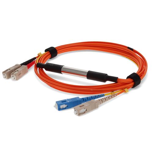 Picture for category 1m Cisco® CAB-GELX-625-1M Compatible SC (Male) to SC (Male) Orange OM1 & OS1 Duplex Fiber Mode Conditioning Cable