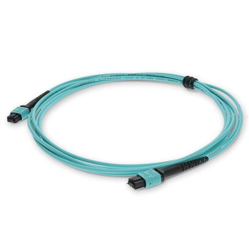 Picture for category 5m Arista Networks® CAB-M12PM12P-M5 Compatible MPO (Male) to MPO (Male) 12-Strand Aqua OM4 Crossover Fiber OFNR (Riser-Rated) Patch Cable