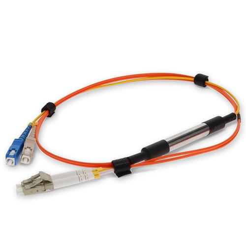 Picture for category 4m Cisco® CAB-MCP-LC-4M Compatible LC (Male) to SC (Male) Orange OM1 & OS1 Duplex Fiber Mode Conditioning Cable