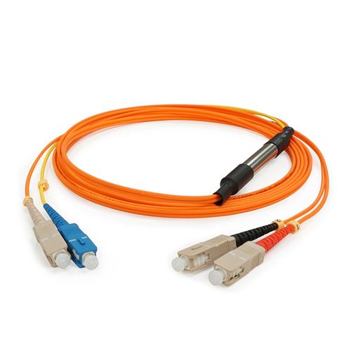 Picture of 5m Cisco® CAB-MCP50-SC-5M Compatible SC (Male) to SC (Male) Orange OM2 & OS1 Duplex Fiber Mode Conditioning Cable