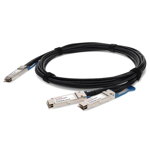 Picture for category Arista Networks® CAB-Q-2Q-100G-3M Compatible TAA Compliant 100GBase-CU QSFP28 to 2xQSFP28 Direct Attach Cable (Passive Twinax, 3m)