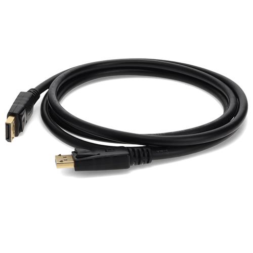 Picture of 12ft DisplayPort 1.2 Male to Male Black Cable Max Resolution Up to 3840x2160 (4K UHD)