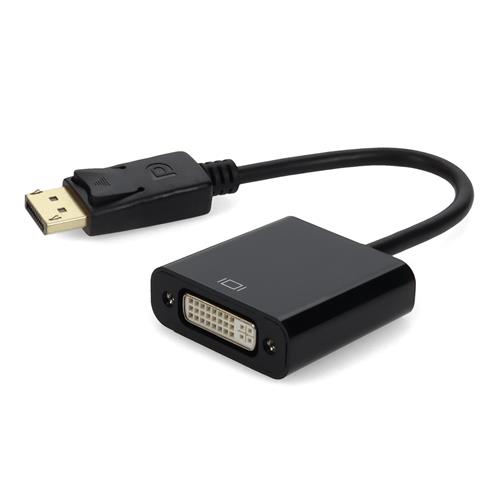 Picture for category DisplayPort 1.2 Male to DVI-D Dual Link (24+1 pin) Female Black Adapter Requires DP++ Max Resolution Up to 2560x1600 (WQXGA)