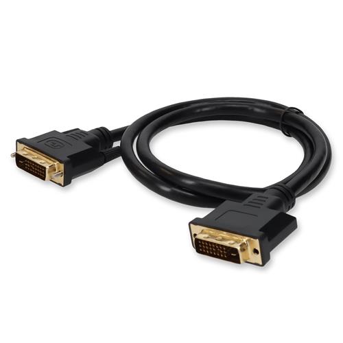 Picture for category 5PK 10ft DVI-D Dual Link (24+1 pin) Male to Male Black Cables Max Resolution Up to 2560x1600 (WQXGA)