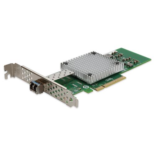 Picture of Intel® E10G41BFLR Compatible 10Gbs Single Open SFP+ Port 10km SMF PCIe 2.0 x8 Network Interface Card w/10GBase-LR SFP+ Transceiver