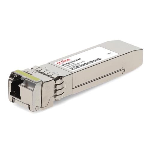 Picture for category Juniper Networks® EX-SFP-10GE-ER-BXD-80 Compatible TAA Compliant 10GBase-BX SFP+ Transceiver (SMF, 1550nmTx/1490nmRx, 80km, DOM, LC)