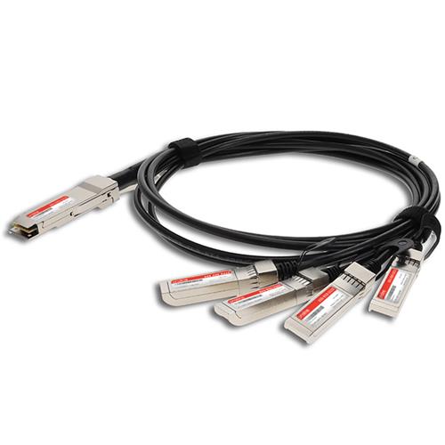 Picture of F5 Networks® F5-UPG-QSFP+-3M Compatible TAA Compliant 40GBase-CU QSFP+ to 4xSFP+ Direct Attach Cable (Passive Twinax, 3m)