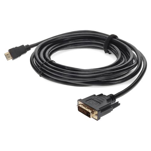 12ft HDMI 1.3 Male to DVI-D Dual (24+1 pin) Male Black Resolution Up to 2560x1600 (WQXGA) | Fiber Optic Solution | Proline