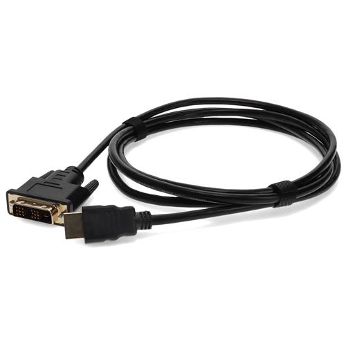 Picture for category 6ft HDMI 1.3 Male to DVI-D Single Link (18+1 pin) Male Black Cable Max Resolution Up to 1920x1200 (WUXGA)