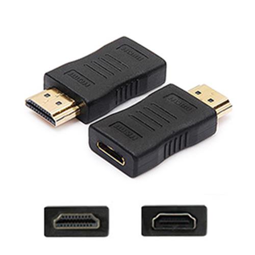 Picture of 5PK HDMI 1.1 Male to Female Black Adapters Max Resolution Up to 1920x1200 (WUXGA)