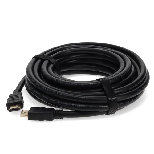 Picture of 5PK 35ft HDMI 1.4 Male to Male Black Cables Supports Ethernet Channel Max Resolution Up to 4096x2160 (DCI 4K)