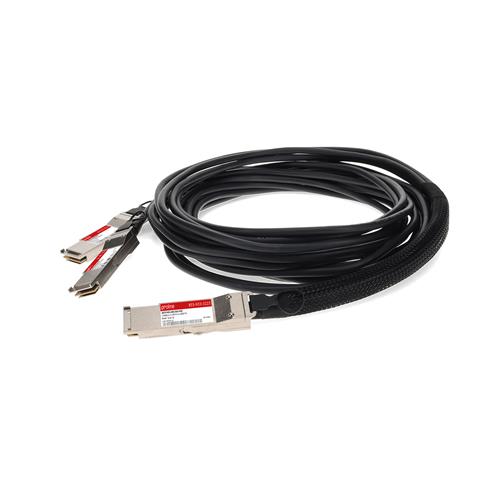 Picture of Mellanox® MCP7H50-H001R30 Compatible TAA 200GBase-CU QSFP56 to 2xQSFP56 Direct Attach Cable (Passive Twinax, 1m, Infiniband HDR)