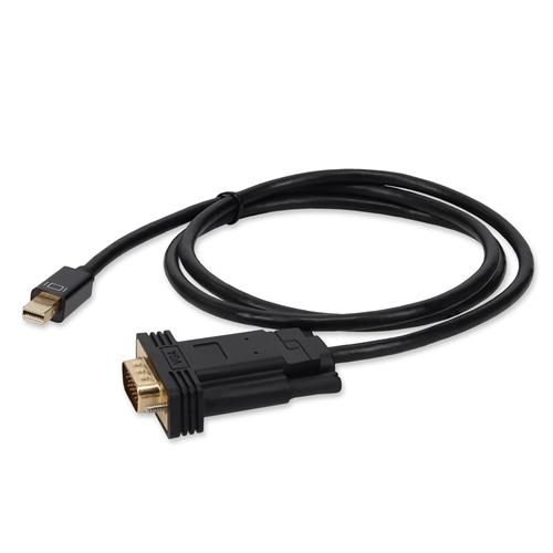 Picture for category 5PK 3ft Mini-DisplayPort 1.1 Male to VGA Male Black Cables Max Resolution Up to 1920x1200 (WUXGA)