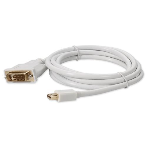 Picture for category 6ft Mini-DisplayPort Male to DVI-D Dual Link (24+1 pin) Male White Cable Max Resolution Up to 1920x1200 (WUXGA)