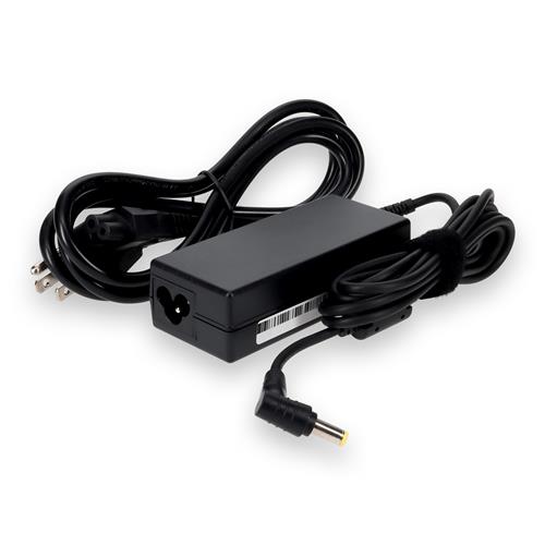 Picture of Acer® NP.ADT0A.10 Compatible 65W 19V at 3.42A Black 3.0 mm x 1.0 mm Laptop Power Adapter and Cable