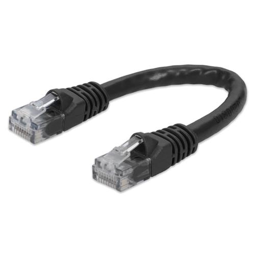 Picture for category 6in RJ-45 (Male) to RJ-45 (Male) Cat6 Straight Black UTP Copper PVC Patch Cable
