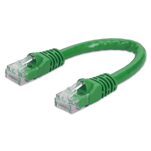 Picture for category 6in RJ-45 (Male) to RJ-45 (Male) Cat6 Straight Green UTP Copper PVC Patch Cable