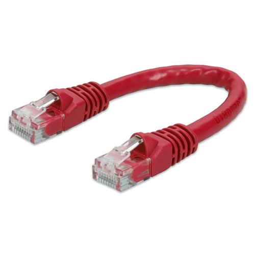 Picture for category 6in RJ-45 (Male) to RJ-45 (Male) Cat6 Straight Red UTP Copper PVC Patch Cable