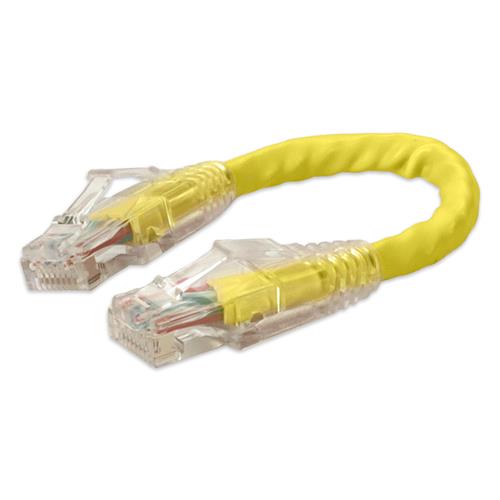 Picture for category 6in RJ-45 (Male) to RJ-45 (Male) Cat6 Straight Yellow UTP Copper PVC Patch Cable