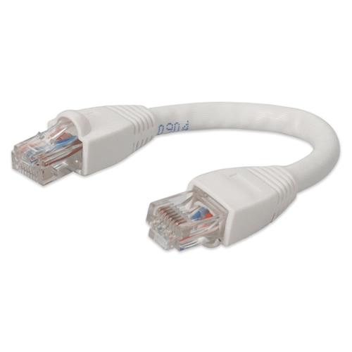 Picture for category 6in RJ-45 (Male) to RJ-45 (Male) Cat6A Straight White UTP Copper PVC Patch Cable