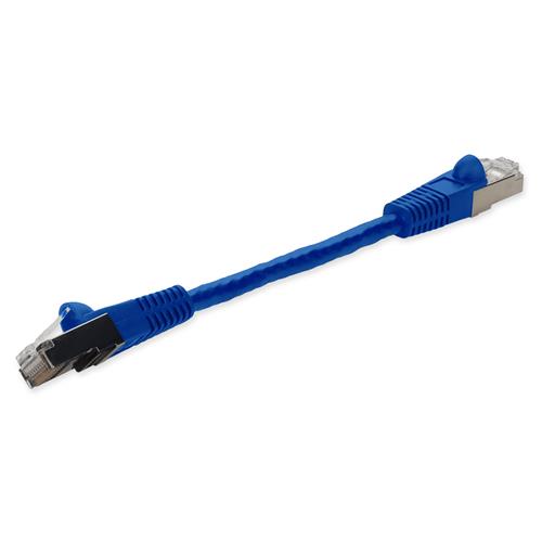 Picture for category 6in RJ-45 (Male) to RJ-45 (Male) Shielded Straight Blue Cat6 STP PVC Copper Patch Cable