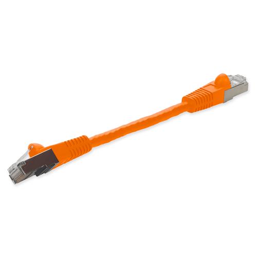 Picture for category 6in RJ-45 (Male) to RJ-45 (Male) Cat6 Shielded Straight Orange STP Copper PVC Patch Cable