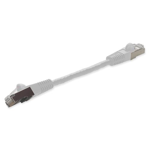 Picture for category 6in RJ-45 (Male) to RJ-45 (Male) Shielded Straight White Cat6 STP PVC Copper Patch Cable