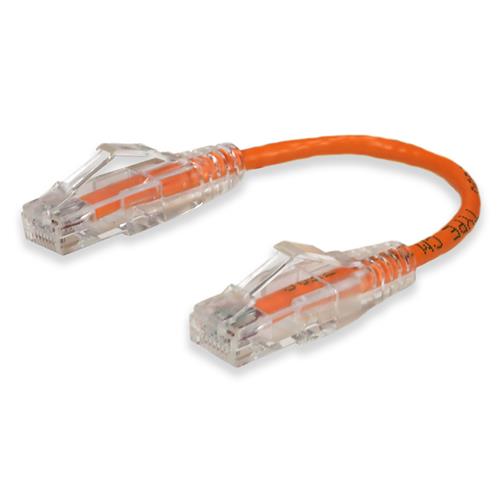 Picture for category 6in RJ-45 (Male) to RJ-45 (Male) Straight Orange Cat6 UTP Slim PVC Copper Patch Cable