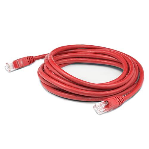 Picture for category 100ft RJ-45 (Male) to RJ-45 (Male) Cat5e Straight Red UTP Copper PVC Patch Cable