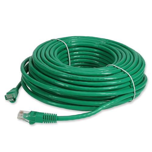 Picture for category 100ft RJ-45 (Male) to RJ-45 (Male) Cat6 Straight Green UTP Copper PVC Patch Cable