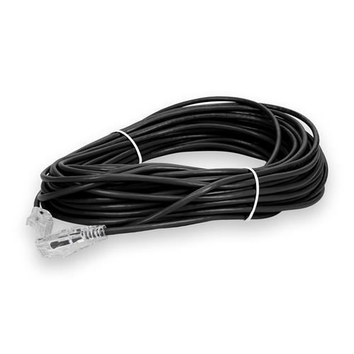 Picture for category 100ft RJ-45 (Male) to RJ-45 (Male) Straight Black Cat6 UTP Slim PVC Copper Patch Cable