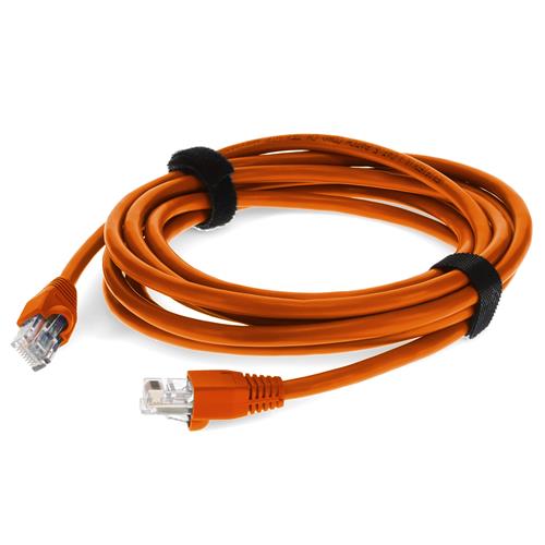 Picture for category 10ft RJ-45 (Male) to RJ-45 (Male) Cat5e Straight Orange UTP Copper PVC Patch Cable