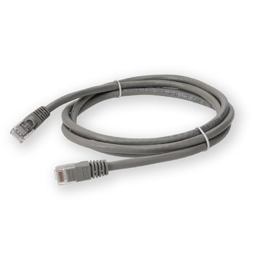 Picture of 10ft RJ-45 (Male) to RJ-45 (Male) Cat6 Straight Gray UTP Copper PVC Patch Cable